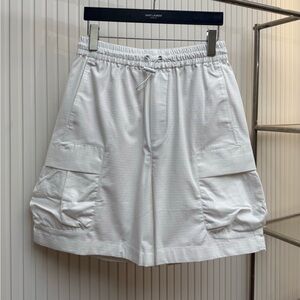 White Cargo Shorts